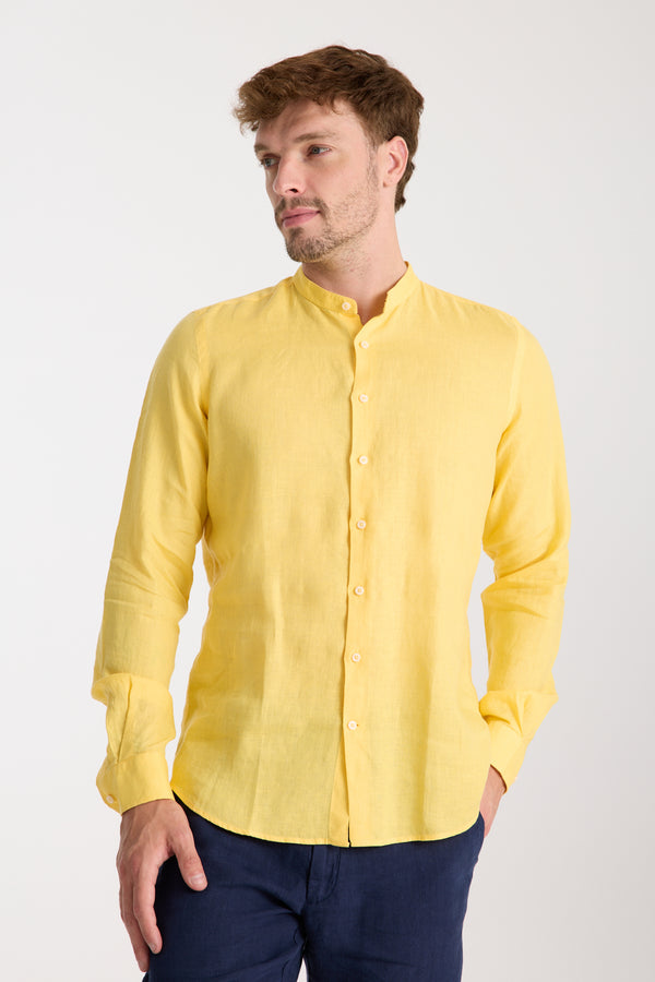 Chemise Homme Caravaggio Essential Lin Jaune