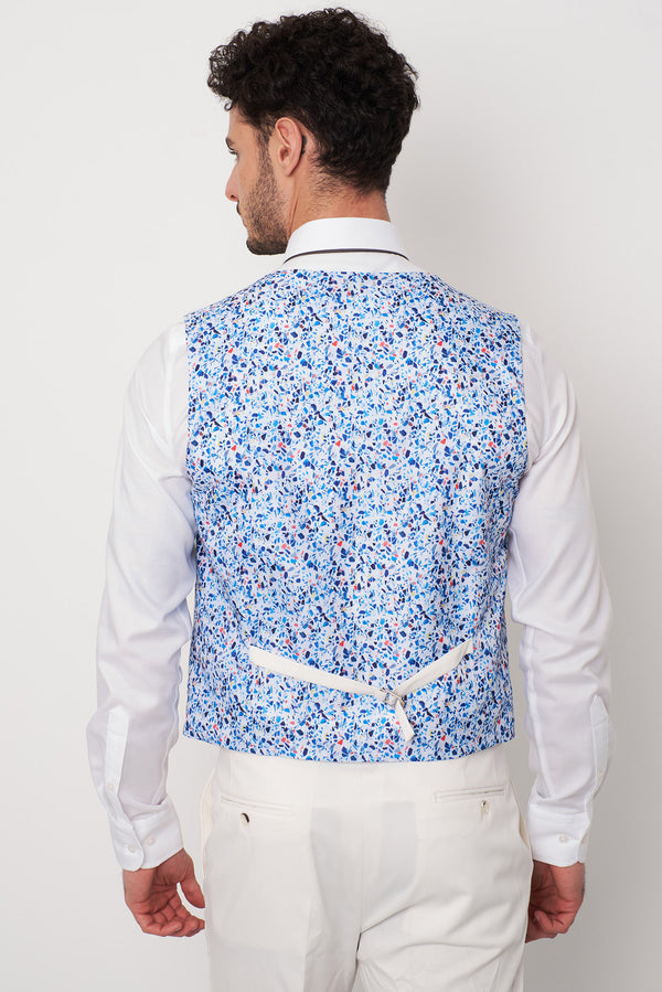 Gilet Uomo Microfibra Bianco