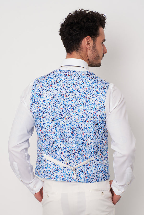 Gilet Uomo Microfibra Bianco
