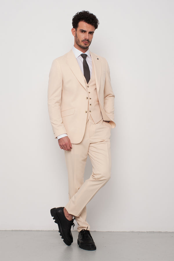 Gilet Uomo Microfibra Beige