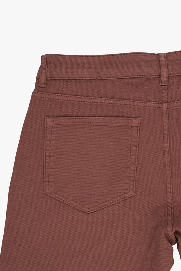 Cotton Stretch Man Pant Brown