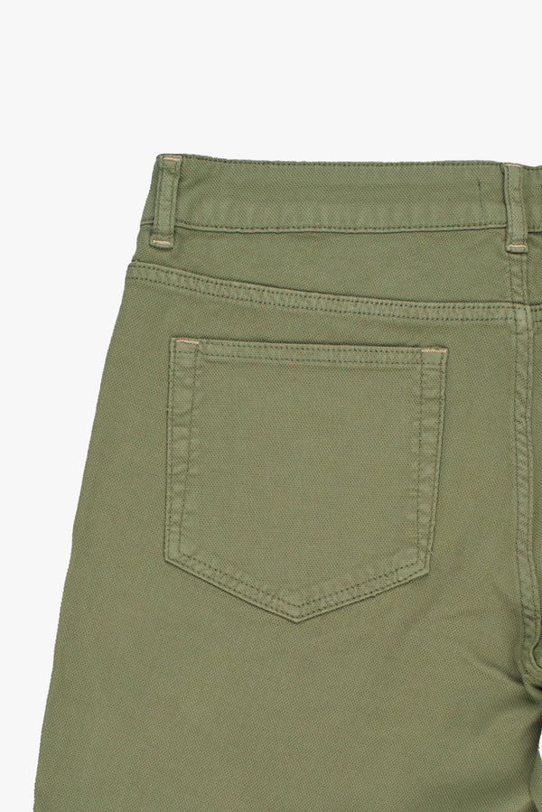 Cotton Stretch Man Pant Green