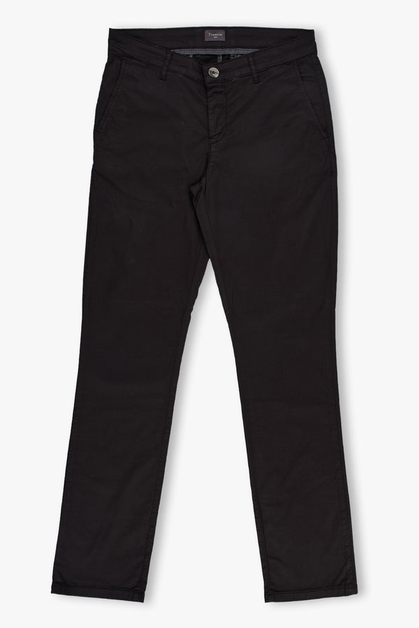 Cotton Stretch Man Pant Black