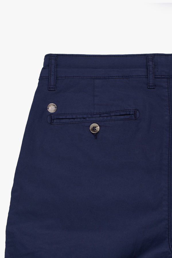 Cotton Stretch Man Pant Blue