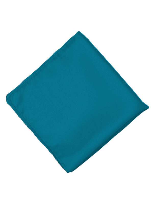 Silk Man Pocket Square Light Blue