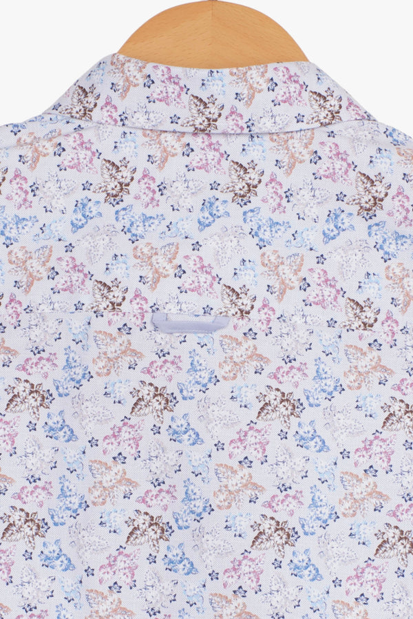 Chemise Femme Beatrice Sport Popelin Blanc Bleu