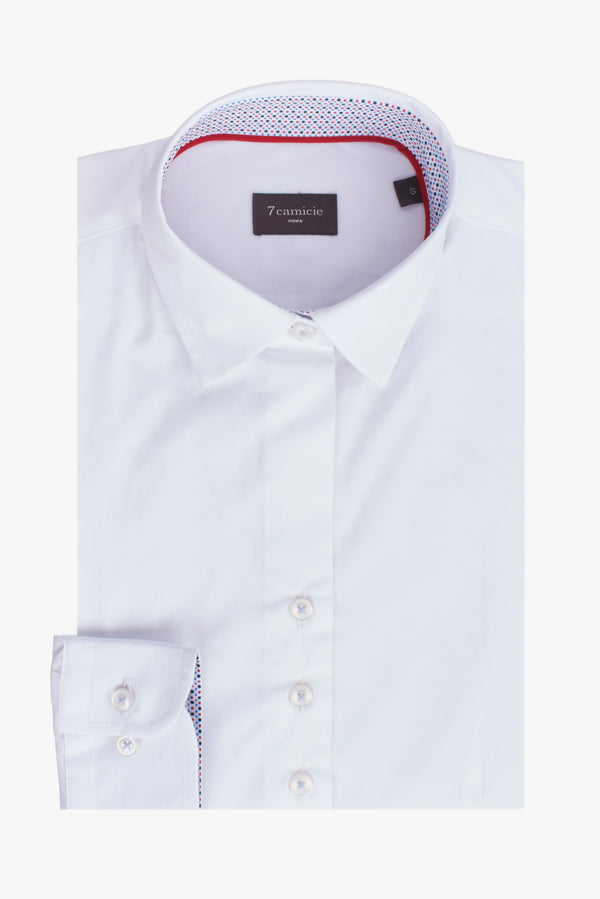 Beatrice Sport Poplin Stretch Women Shirt White