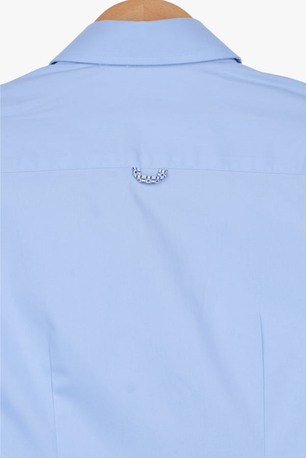 Beatrice Sport Poplin Stretch Women Shirt Light Blue
