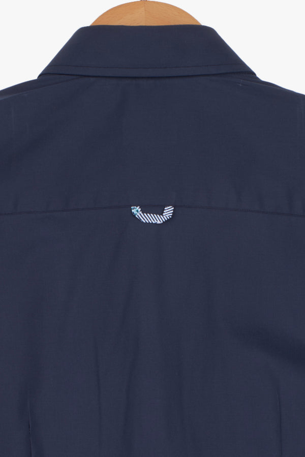 Camisa Mujer Beatrice Sport Popelin Stretch Azul