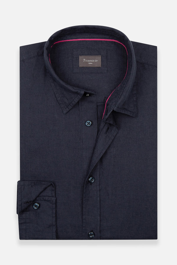 Chemise Femme Beatrice Sport Lin Bleu
