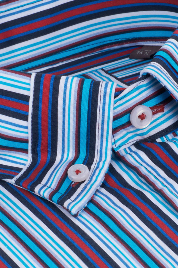 Chemise Homme Popelin Bleu Bleu clair