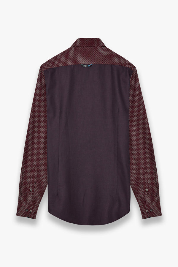 Chemise Homme Sport Armuré Brun Noir