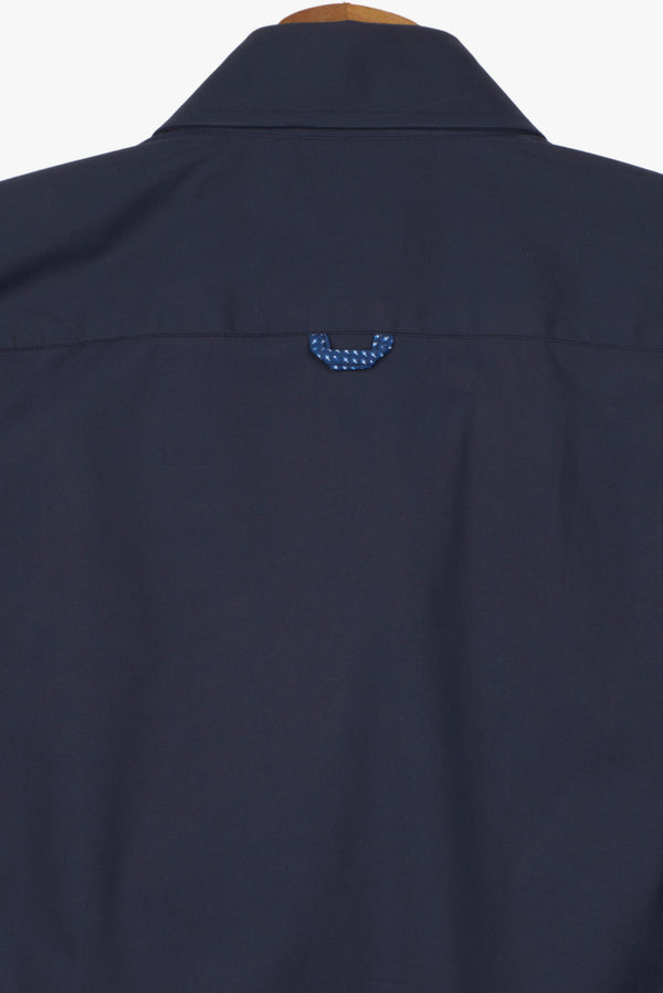 Leonardo Sport Poplin Stretch Man Shirt Blue
