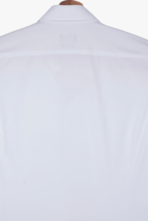 Camisa Hombre Leonardo Essential Popelin Blanco Sin plancha