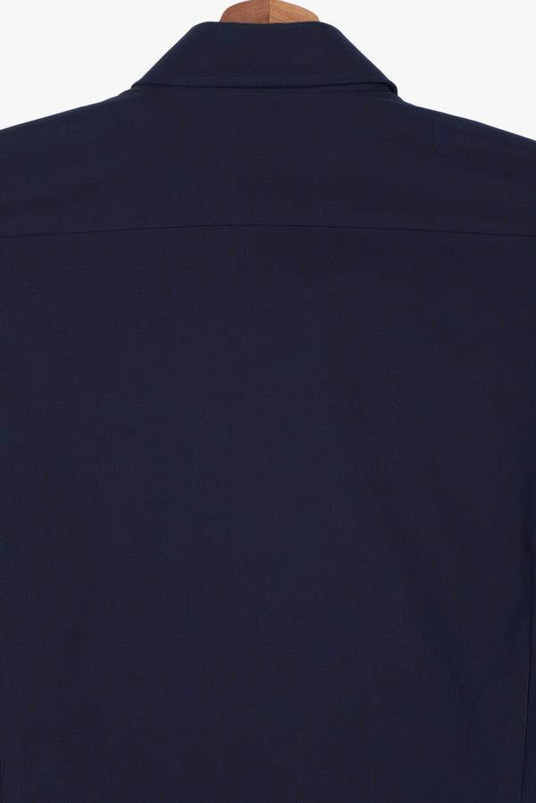 Chemise Homme Leonardo Essential Popelin Bleu Sans repassage