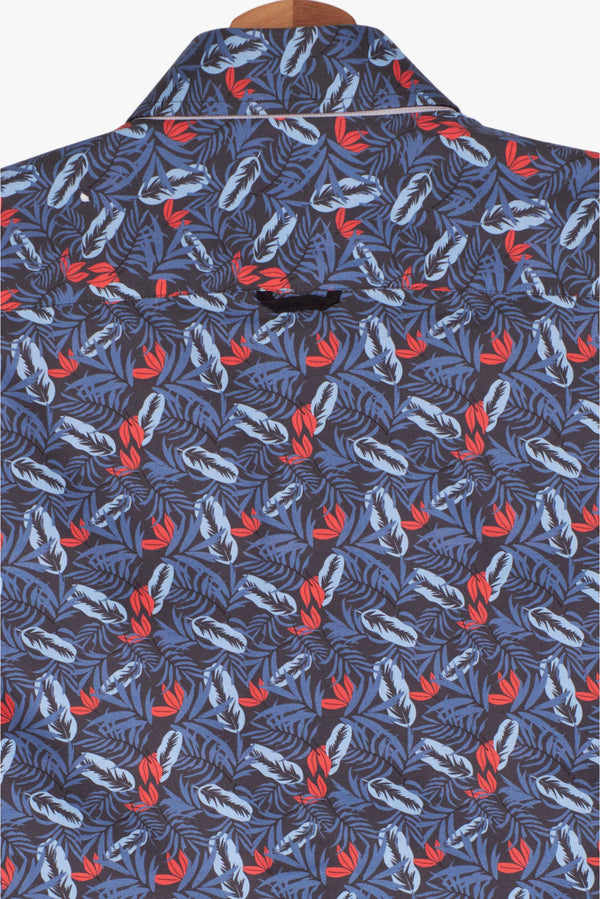 Camisa Hombre Donatello Iconic Popelin Azul Azul