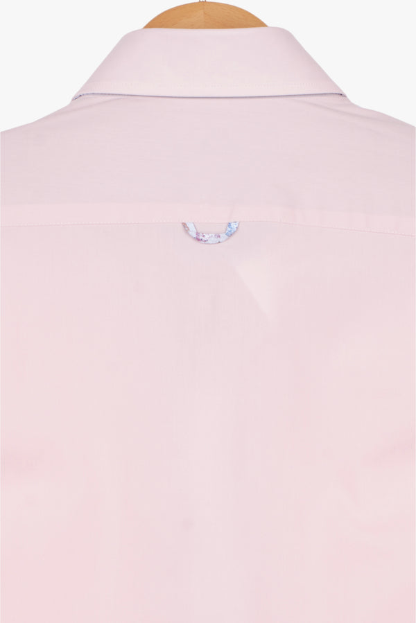Camicia Uomo Donatello Iconic Popelin Stretch Rosa