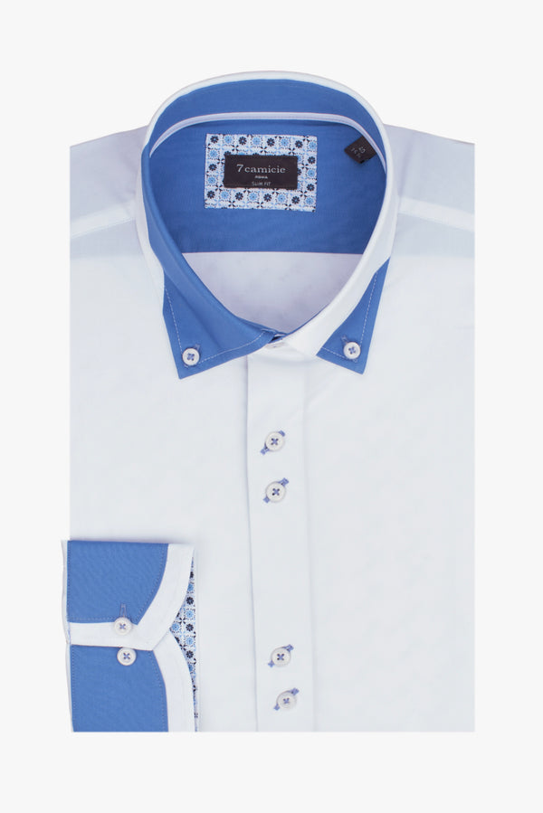 Sport Poplin Stretch Man Shirt White