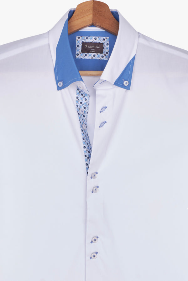 Sport Poplin Stretch Man Shirt White