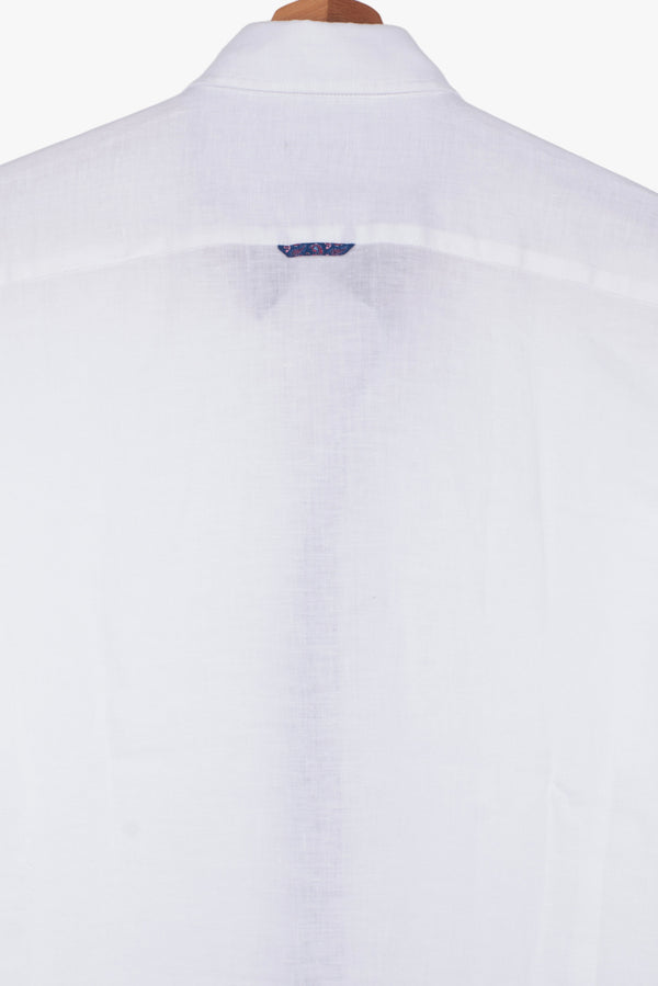 Sport Linen Man Shirt White