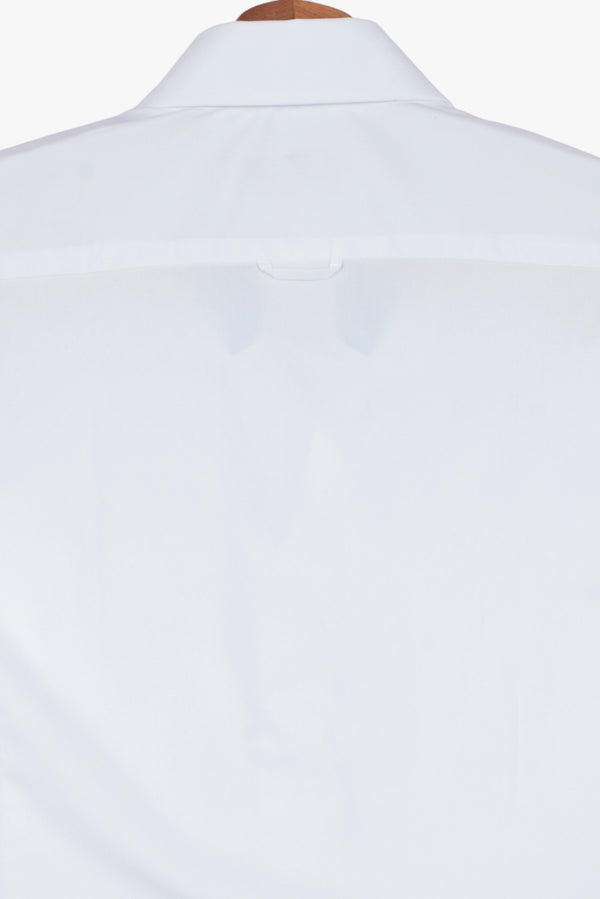 Leonardo Sport Poplin Stretch Man Shirt Short Sleeve White