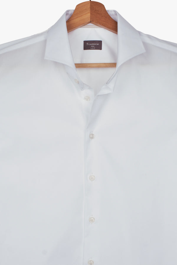 Chemise Homme Firenze Sport Popelin Stretch Blanc