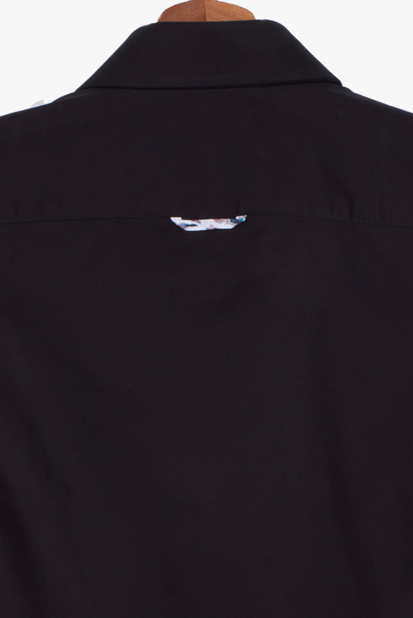 Camicia Uomo Firenze Sport Popelin Stretch Nero