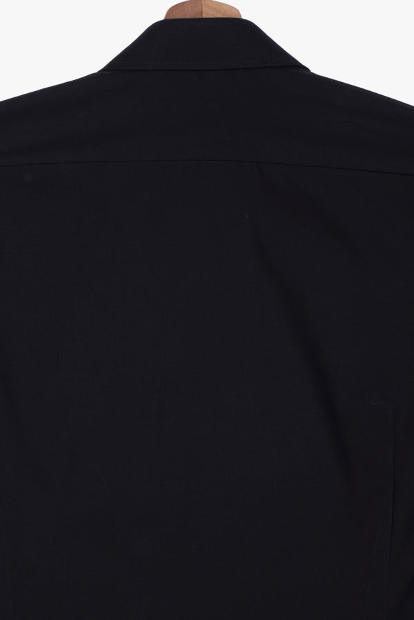 Chemise Homme Firenze Essential Popelin Noir Sans repassage
