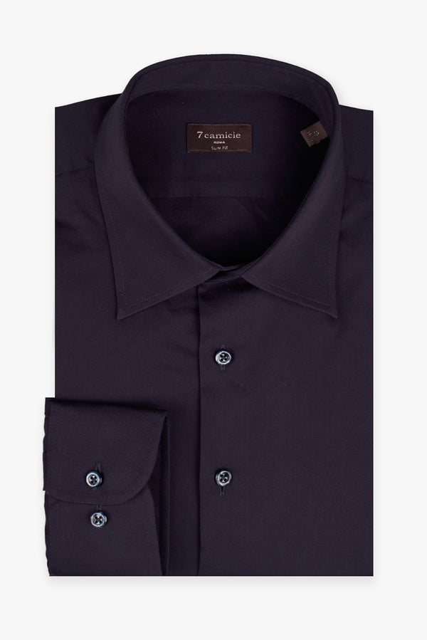 Chemise Homme Romeo Essential Satin Bleu