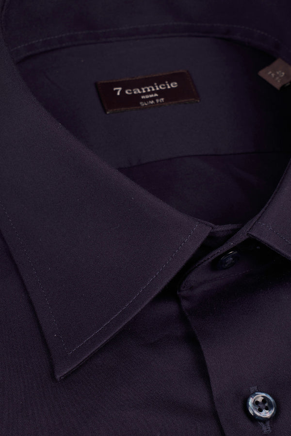 Chemise Homme Romeo Essential Satin Bleu