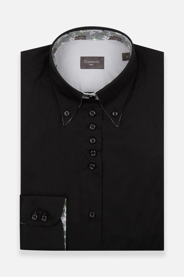Camisa Mujer Silvia Iconic Popelin Stretch Negro