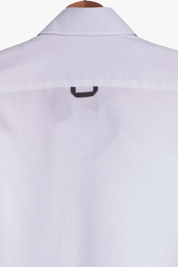 Camicia Uomo Roma Iconic Twill Bianco Bianco