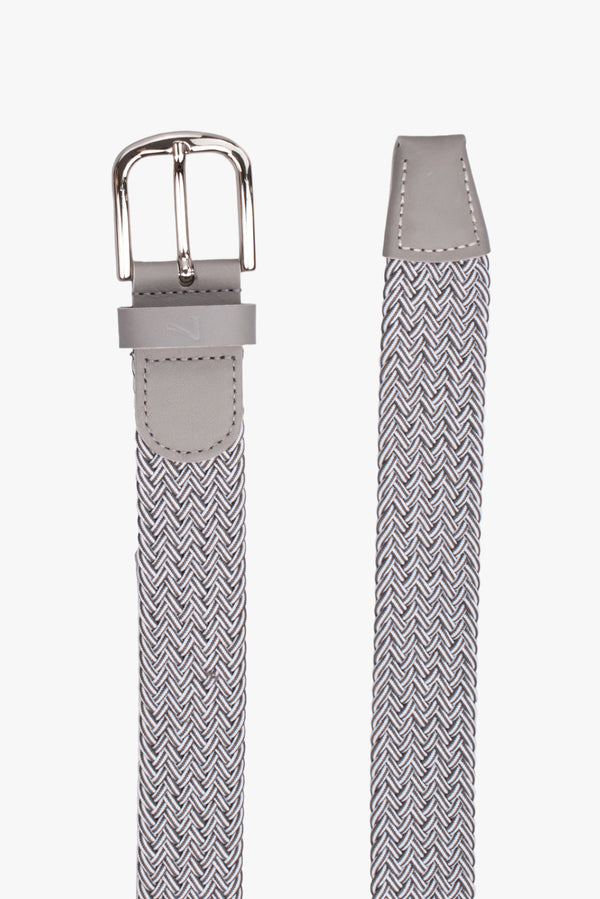 Stretch Man Belt White Black