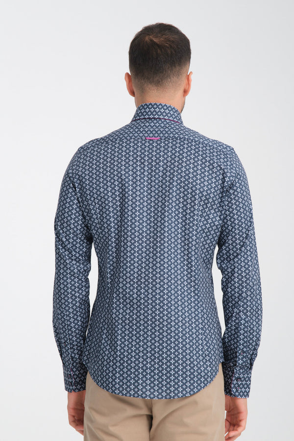 Chemise Homme Marco Polo Iconic Popelin Stretch Bleu Bleu clair