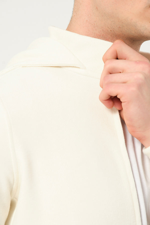 Cotton Man Sweater White
