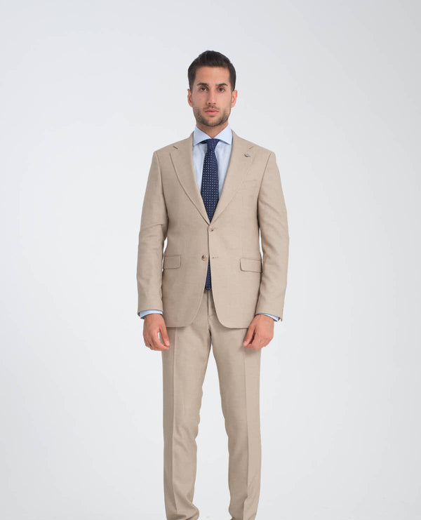 Man Pant Brown White