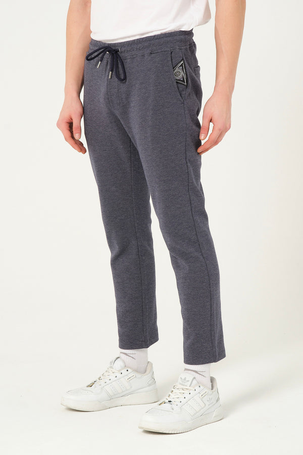 Herren-Jogginghose grau und blau