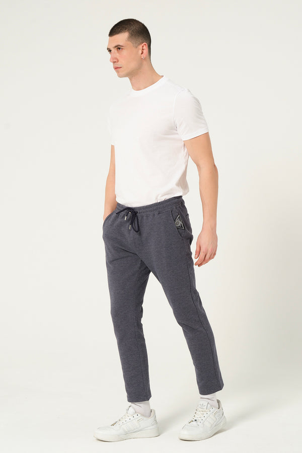 Herren-Jogginghose grau und blau