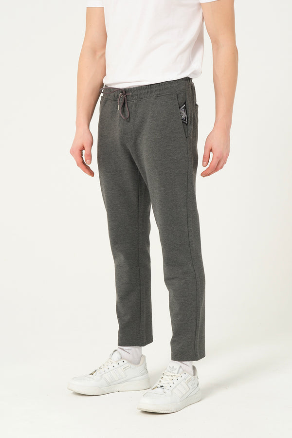 Pantalones jogger gris para hombre