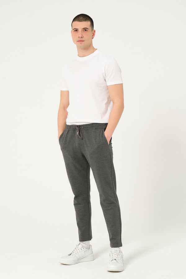 Pantalones jogger gris para hombre