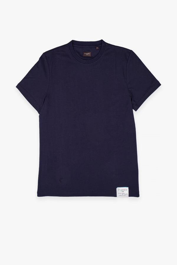 T-shirt Hombre Algodon Azul