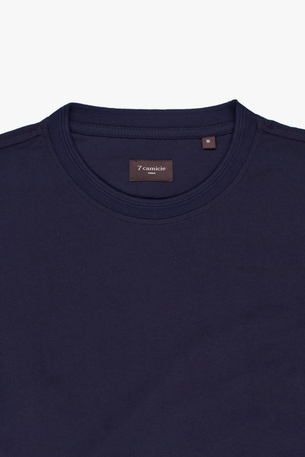 T-shirt Hombre Algodon Azul