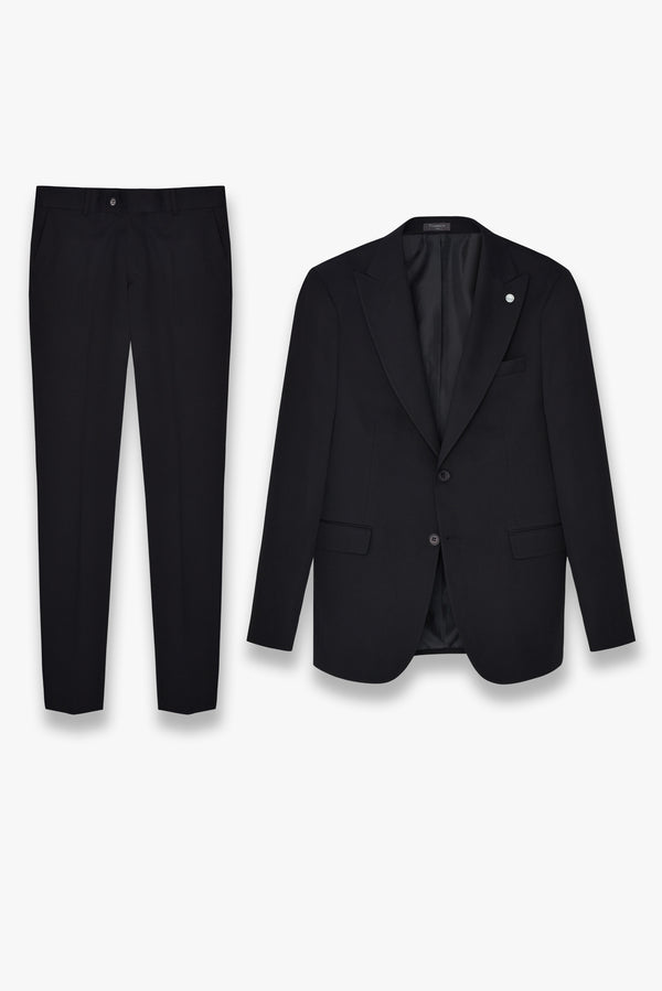 Traje Hombre Microfibra Negro