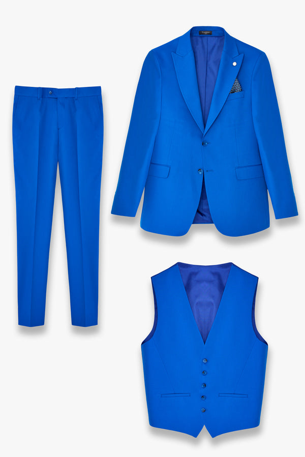 Costume Homme Microfibra Bleu marine