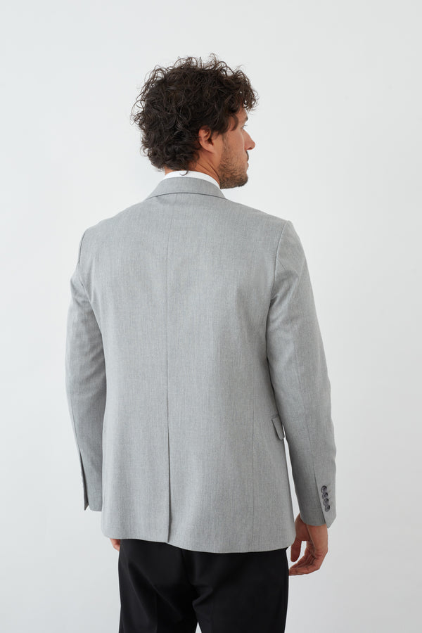 Man Jacket Light Grey