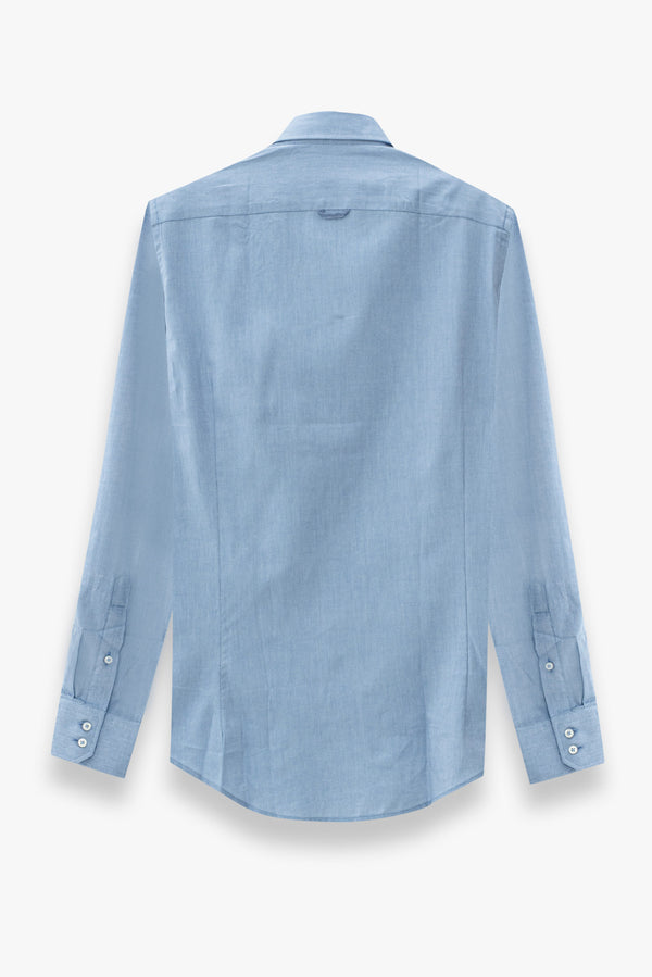 Roma Sport Herren Hemd Oxford Blau