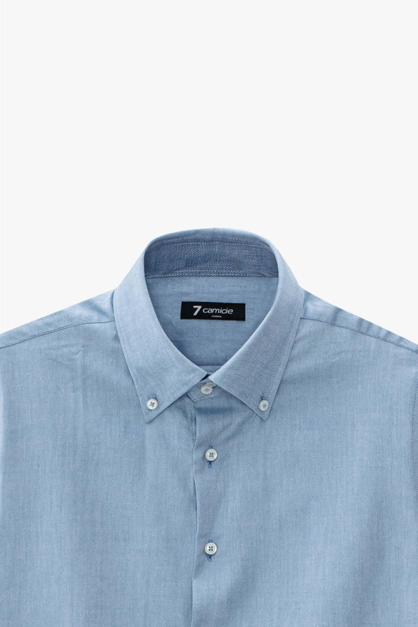 Roma Sport Oxford Man Shirt Blue