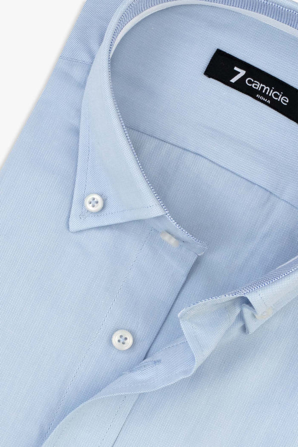 Leonardo Sport Herren Hemd Oxford Hellblau
