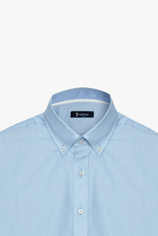 Leonardo Sport Herren Hemd Oxford Hellblau
