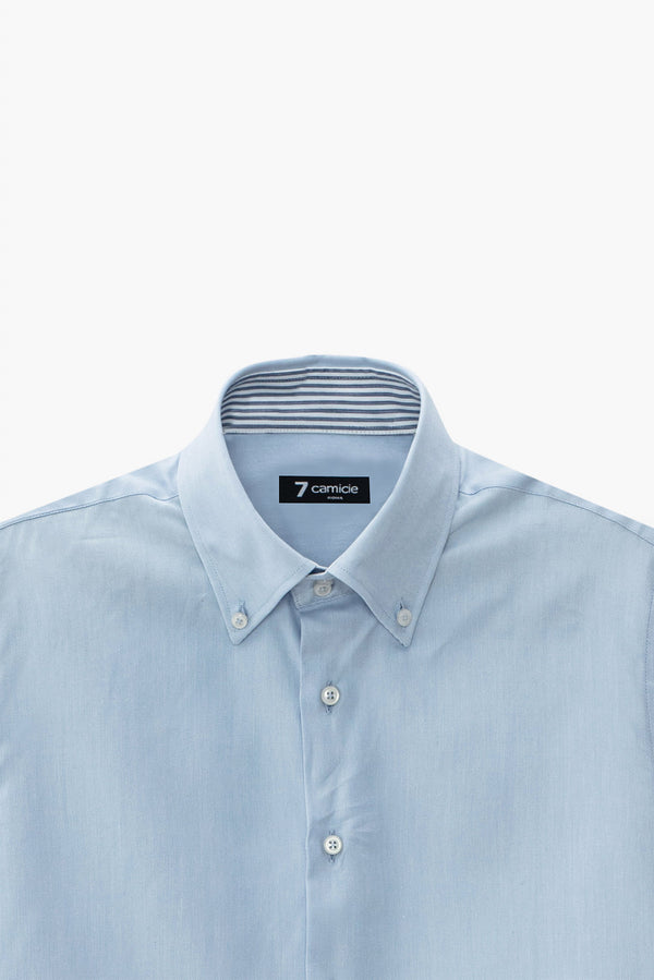 Roma Sport Oxford Man Shirt Light Blue